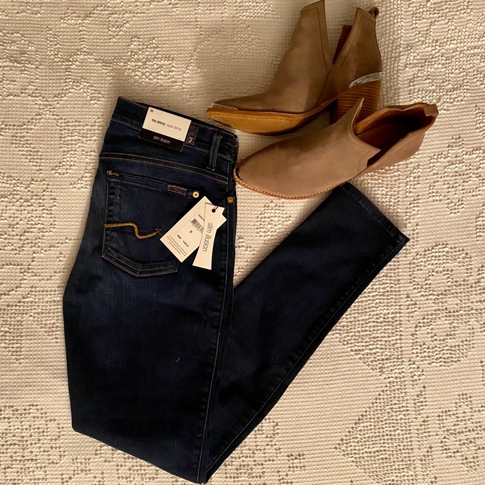 7 for All Mankind Slim Illusion Jean - Size 30 NWT